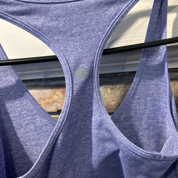 Lululemon Womens Goals Deeper Tank Front Zipper in Periwinkle Size S - Picture 4 of 4